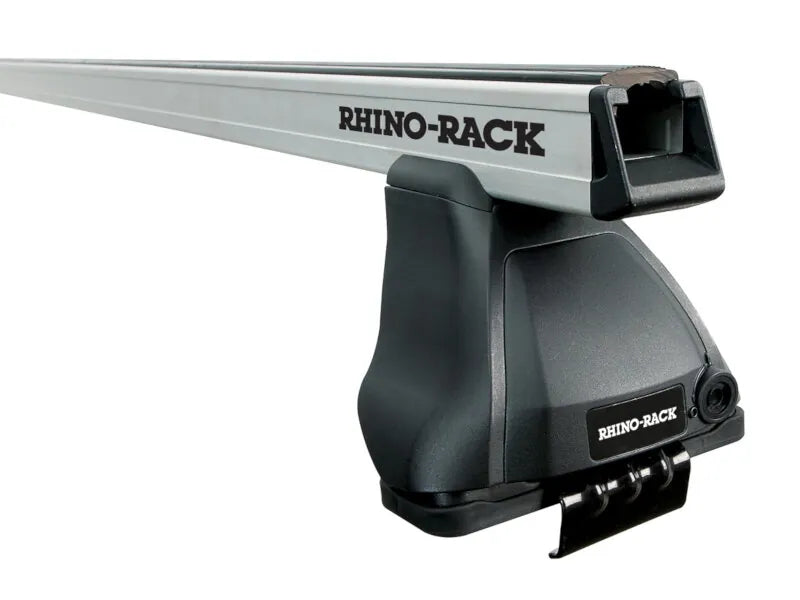 Rhino Rack JA8134 Heavy Duty 2500 Silver 2-Bar Roof Rack | 2020-2025 GM Silverado/Sierra 2500HD/3500HD 6.6L Duramax