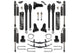 Rock Krawler Ford F2XF3505-Rr 3.5 X-Factor Series Suspension System - RR Shocks | 2017-2022 Ford F250/F350 Powerstroke 4WD