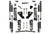 Rock Krawler R2AS4004-Rr 4" Adventure Series Suspension System - RR Shocks | 2014-2018 RAM 2500