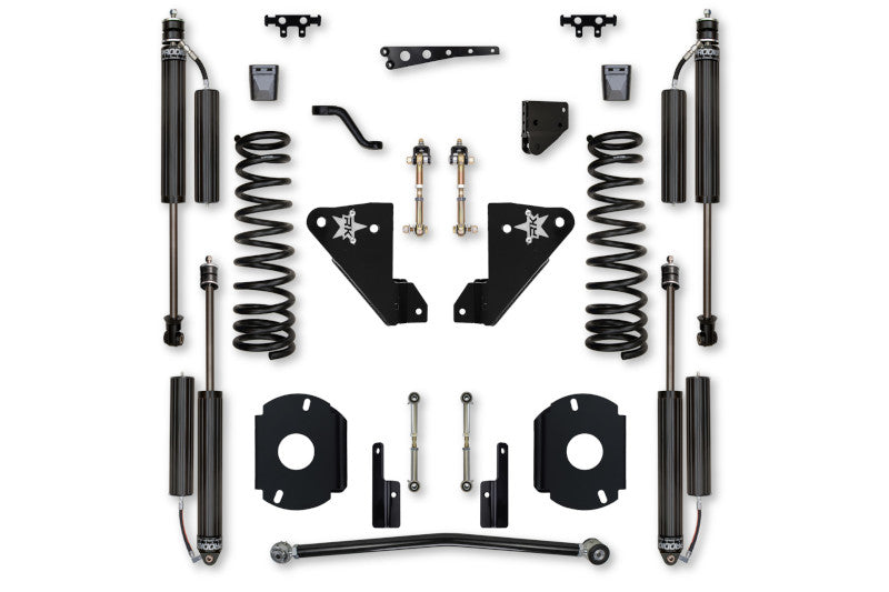 Rock Krawler R2AS4004AR-Rr 4 Adventure Series Suspension System - RR Shocks | 2014-2018 RAM 2500 Air Ride