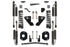 Rock Krawler R2AS4004AR-Rr 4 Adventure Series Suspension System - RR Shocks | 2014-2018 RAM 2500 Air Ride