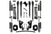 Rock Krawler R2XF4005AR-Rr 4 X-Factor Series Suspension System w/ Air Ride Remote Reservoir | 2019-2023 RAM 2500 4WD w/ Factory Air Ride Suspension