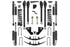 Rock Krawler R3XF3504-Rr 3.5 X-Factor Series Suspension System with Remote Reservoir | 2013-2018 RAM 3500