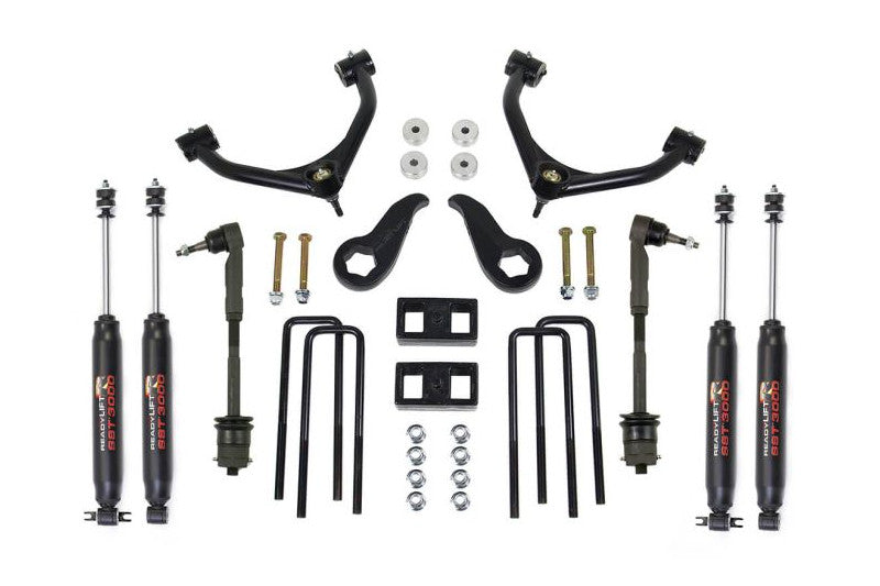 ReadyLift 69-3512 with Tow Block & SST300 Shocks 3.5F/2R SST Lift Kit | 2011-2019 GM Silverado/Sierra 2500HD