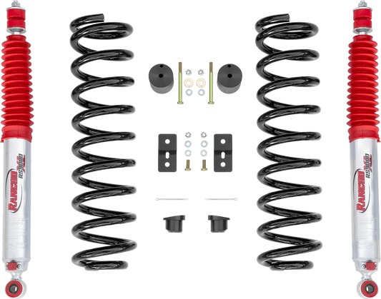 Rancho RS66555R9 Suspension Leveling Kit - 2.5" Front Lift - (Pair) | 2011-2024 Ford F250/350 Super Duty 4WD