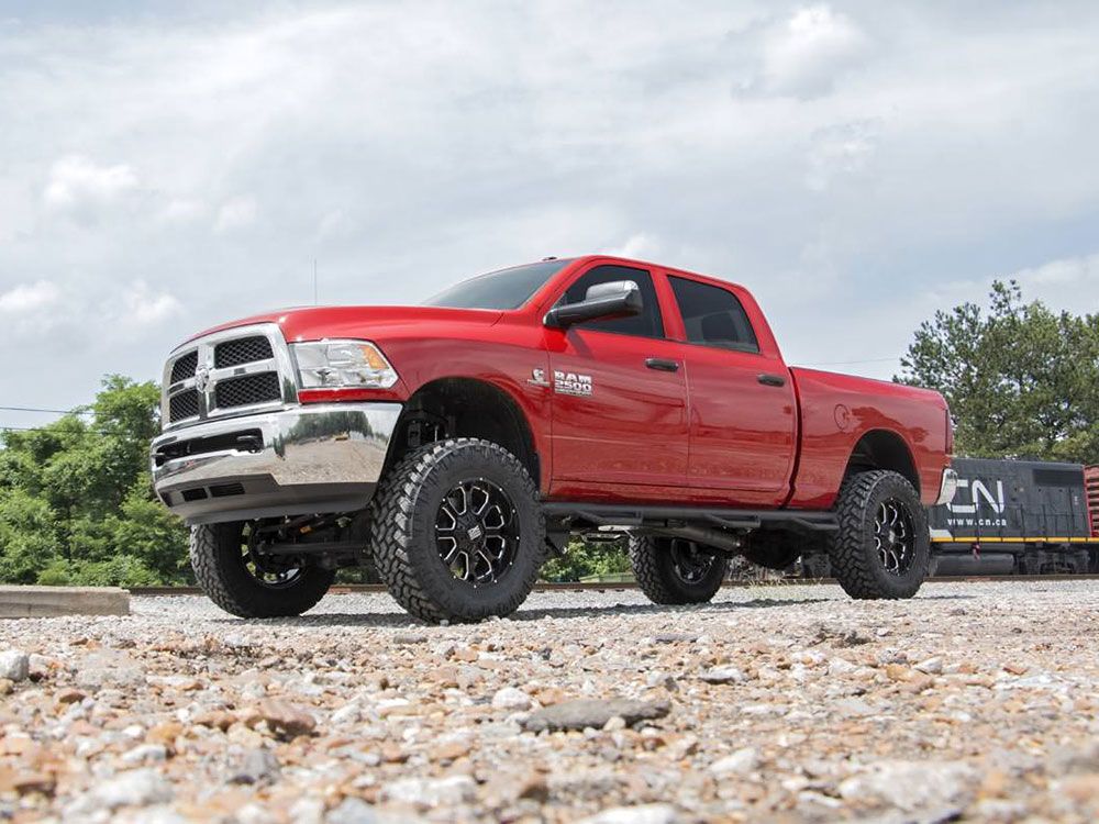 BDS 1603H 6" inch 4-Link Lift Kit with NX2 Nitro Shocks & 5" inch Block Kit - 6 Bolt | 2013-2018 RAM 3500 6.7L Cummins 4WD