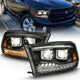 ANZO 111441 Black Dual Projector Switchback Headlights | 2010-2018 Dodge RAM 2500/3500 6.7L Cummins