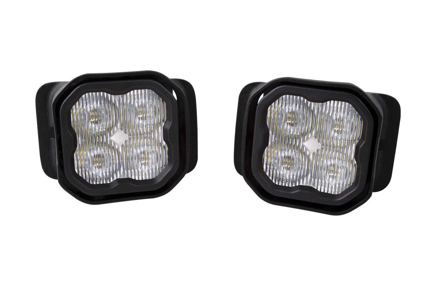 Diode Dynamics DD7015 SS3 Pro Type F2 SAE Fog Light Kit- White w/ Amber Backlight Pair 3" | 2017-2022 Ford F250/F350