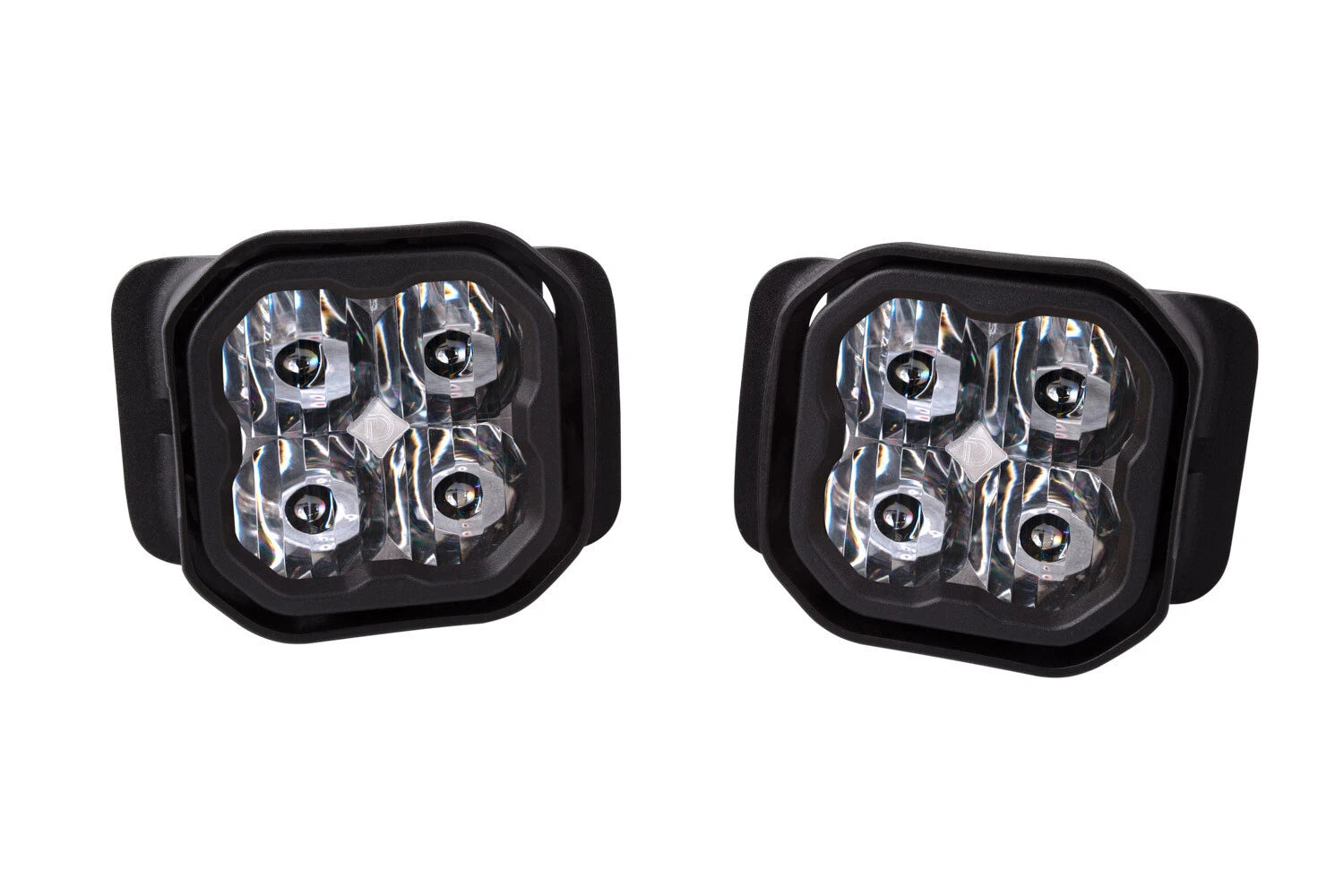 Diode Dynamics DD7015 SS3 Pro Type F2 SAE Fog Light Kit- White w/ Amber Backlight Pair 3" | 2017-2022 Ford F250/F350