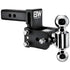 B&W TS10033B Black Tow & Stow 2x2-5/16 Dual Ball Hitch with 2 inch Shank, 3 inch Drop, 3.5 inch Rise | Universal