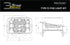 Diode Dynamics DD7015 SS3 Pro Type F2 SAE Fog Light Kit- White w/ Amber Backlight Pair 3" | 2017-2022 Ford F250/F350