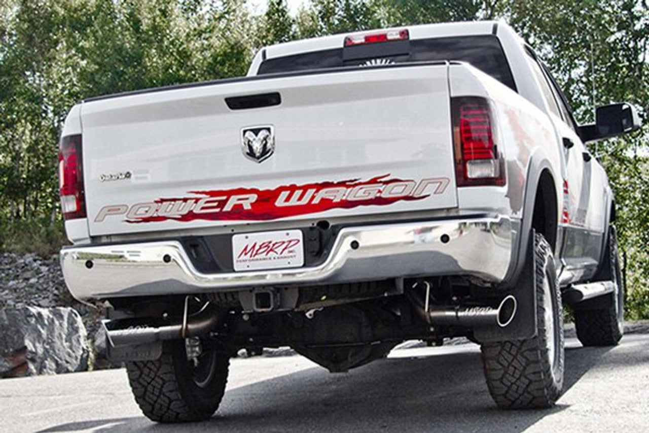 MBRP S5151AL 4 inch Cat Back Aluminized Dual Exhaust System | 2014-2025 RAM 2500 6.4L HEMI