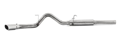 MBRP S6108409 4 inch Cat Back Exhaust System Single Side Exit T409 Stainless | 2004-2007 Dodge RAM 2500/3500 5.9L Cummins