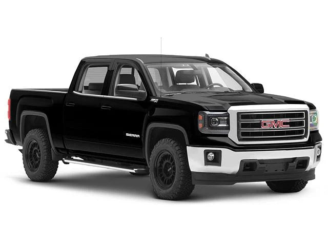 AlphaRex 880615 LUXX Series Black LED Projector Headlights | 2015-2018 GM/GMC Sierra 2500HD/3500HD