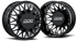 DDC Wheels 24BM-22-210 The Mesh Forged Dually 22x8.25 8x210 Black & Milled Wheel Package | 2011-2024 GM Silverado/Sierra 3500HD