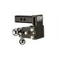 B&W TS10047B Black Tow & Stow Triple Ball Hitch with 2 inch Shank, 3 inch Drop, 3.5 inch Rise | Universal