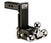B&W TS10047BB Browning Tow & Stow Triple Ball Hitch with 2 inch Shank, 3 inch Drop, 3.5 inch Rise | Universal