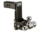B&W TS20049B Black Tow & Stow Triple Ball Hitch with 2.5 inch Shank, 7 inch Drop, 7.5 inch Rise | Universal