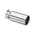 MBRP T5050 Stainless Steel Universal Exhuast Tip w/ Single Wall/Rolled Straight Cut (5-Inch Outlet, 4-Inch Inlet) | Universal