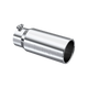 MBRP T5050 Stainless Steel Universal Exhuast Tip w/ Single Wall/Rolled Straight Cut (5-Inch Outlet, 4-Inch Inlet) | Universal