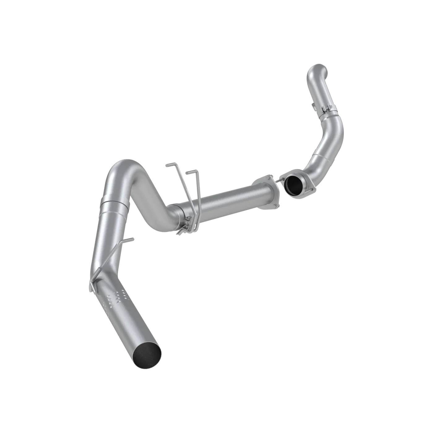 MBRP S6284PLM Tour Profile 4" Inch DPF-Back Exhaust Single Side Exit (Polished) | 2011-2014 Ford Super Duty F250/F350/F450