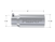 MBRP T5050 Stainless Steel Universal Exhuast Tip w/ Single Wall/Rolled Straight Cut (5-Inch Outlet, 4-Inch Inlet) | Universal