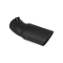 MBRP T5154BLK Exhaust Tip 6" inch O.D. Angled Rolled End 5" inch Inlet 15-1/2 inch Length 30 Degree Bend Black | Universal