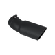 MBRP T5154BLK Exhaust Tip 6" inch O.D. Angled Rolled End 5" inch Inlet 15-1/2 inch Length 30 Degree Bend Black | Universal