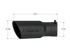 MBRP T5154BLK Exhaust Tip 6" inch O.D. Angled Rolled End 5" inch Inlet 15-1/2 inch Length 30 Degree Bend Black | Universal