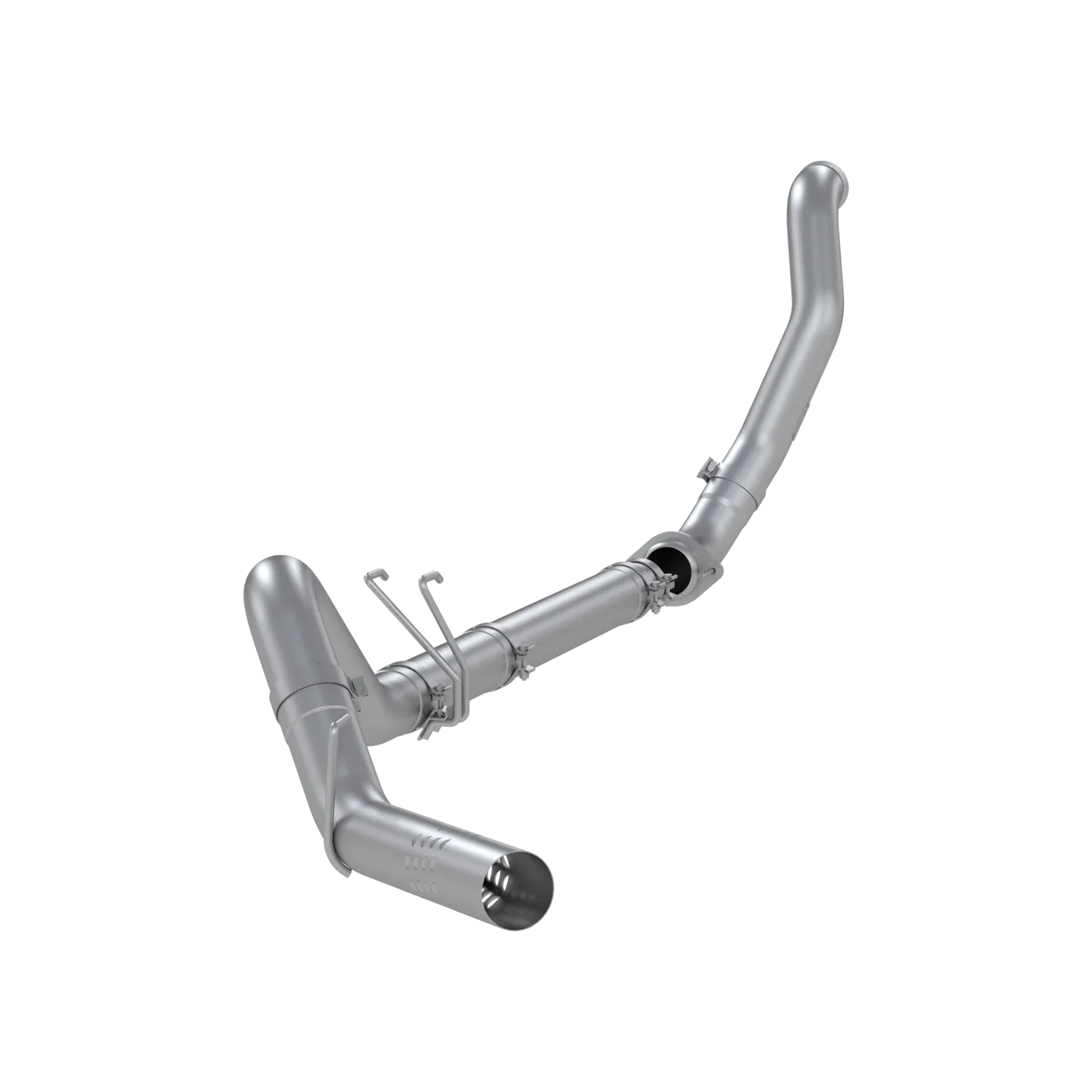 MBRP S6282PLM Tour Profile 4" Inch DPF-Back Exhaust Single Side Exit (Polished) | 2008-2010 Ford Super Duty F250/F350/F450
