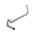 MBRP S6200SLM 4" inch Turbo Back T409 Stainless Single Side Exit Exhaust System No Muffler | 1999-2003 Ford F250/F350 7.3L Powerstroke
