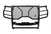 Westin 57-923555 HDX Winch Mount Modular Grille Guard - Black | 2010-2018 RAM 2500/3500