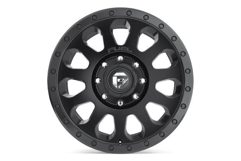 Fuel D57918901857 18x9 Vector Matte Black -20mm Offset Wheel | 2011-2024 GM Silverado/Sierra 2500HD/3500HD