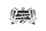 Zone Offroad D102N 4 inch Radius Arm Lift Kit - Nitro Shocks, 3 Rear Blocks, with Overload | 2019-2024 RAM 3500 4WD Gas