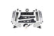Zone Offroad D102N 4 inch Radius Arm Lift Kit - Nitro Shocks, 3 Rear Blocks, with Overload | 2019-2024 RAM 3500 4WD Gas