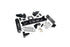 Zone Offroad D107 4 inch Standard Lift Kit - No Shocks, 2 Block Kit, with out Overload | 2019-2024 RAM 3500 4WD Gas