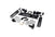 Zone Offroad D108 4 inch Standard Lift Kit - No Shocks, 2 Block Kit, with Overload | 2019-2024 RAM 3500 4WD Gas