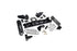 Zone Offroad D109 6.5 inch Radius Bracket Lift Kit - 6 Bolt, 5 Rear Blocks, w/o Overload | 2019-2024 RAM 3500 6.7L Cummins 4WD