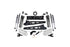 Zone Offroad D113F 6.5 inch Radius Arm Lift Kit - FOX Shocks, 6 Bolt, 5 Rear Blocks, w/o Overload | 2019-2024 RAM 3500 6.7L Cummins 4WD
