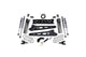 Zone Offroad D113F 6.5 inch Radius Arm Lift Kit - FOX Shocks, 6 Bolt, 5 Rear Blocks, w/o Overload | 2019-2024 RAM 3500 6.7L Cummins 4WD