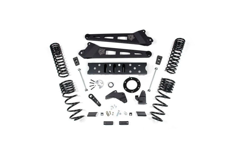 Zone Offroad D118 6.5 inch Radius Arm Lift Kit - 6 Bolt, 4.5 Rear Coils | 2019-2023 RAM 2500 6.7L Cummins 4WD