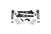 Zone Offroad D139 4 inch Radius Arm Lift Kit - 2 Rear Blocks | 2013-2018 RAM 3500 4WD Gas