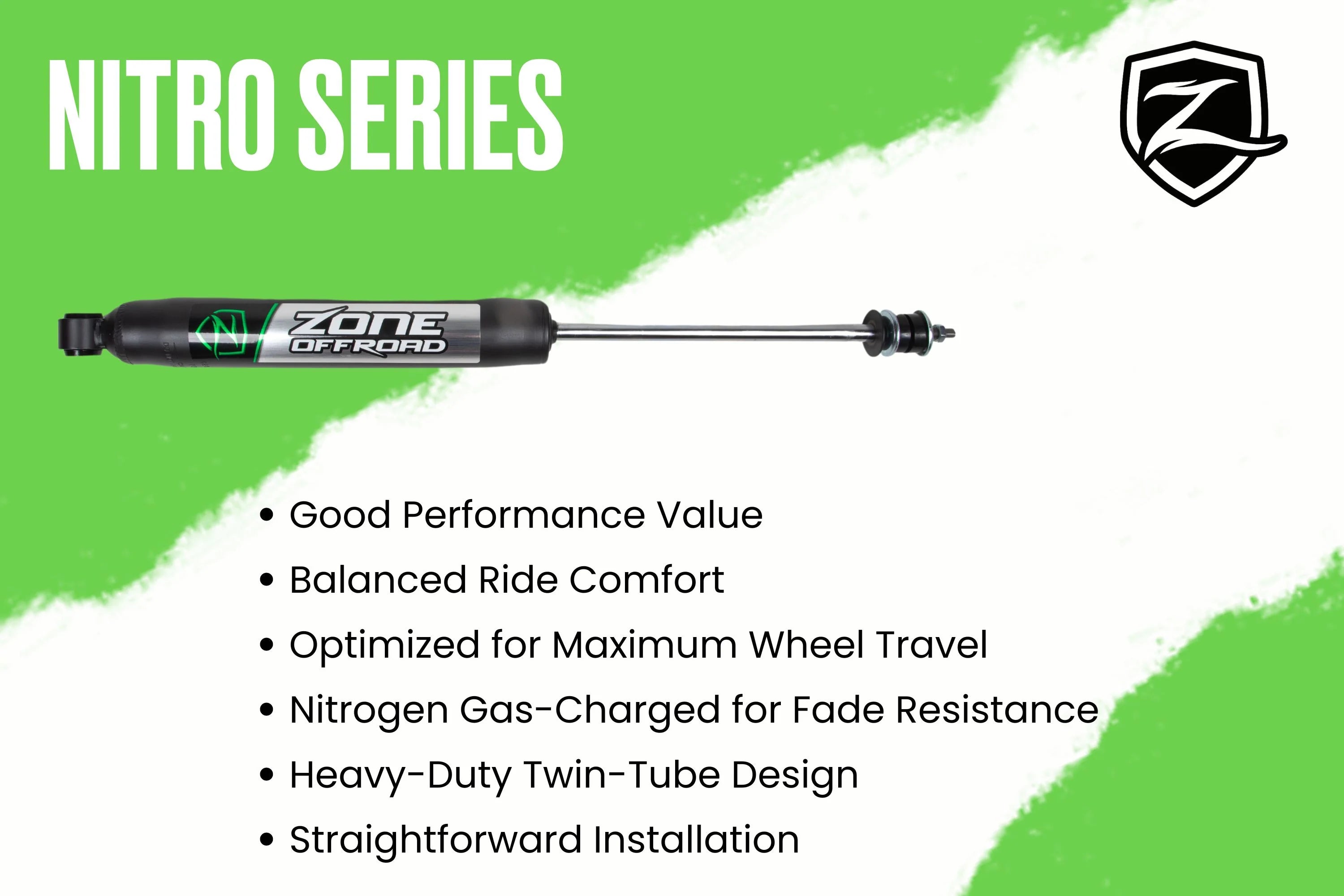 Zone Offroad C43F 5 inch Lift Kit with FOX 2.0 Shocks | 2020-2025 GM Silverado/Sierra 2500HD/3500HD No Overload Springs